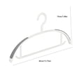 thumbnail image 2 of Household Clothes Hanging Rack, Narrow Clothes Drying Support with Angled Shoulder Design, Thickened Reinforced Clothes Airer for Indoor Garment Drying Storage, 2 of 5