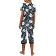 thumbnail image 6 of MINTREUS Women's Pajama Sets Short Sleeve Shirt and Capri Soft Pajama Sets with Pockets S-4XL, 6 of 6