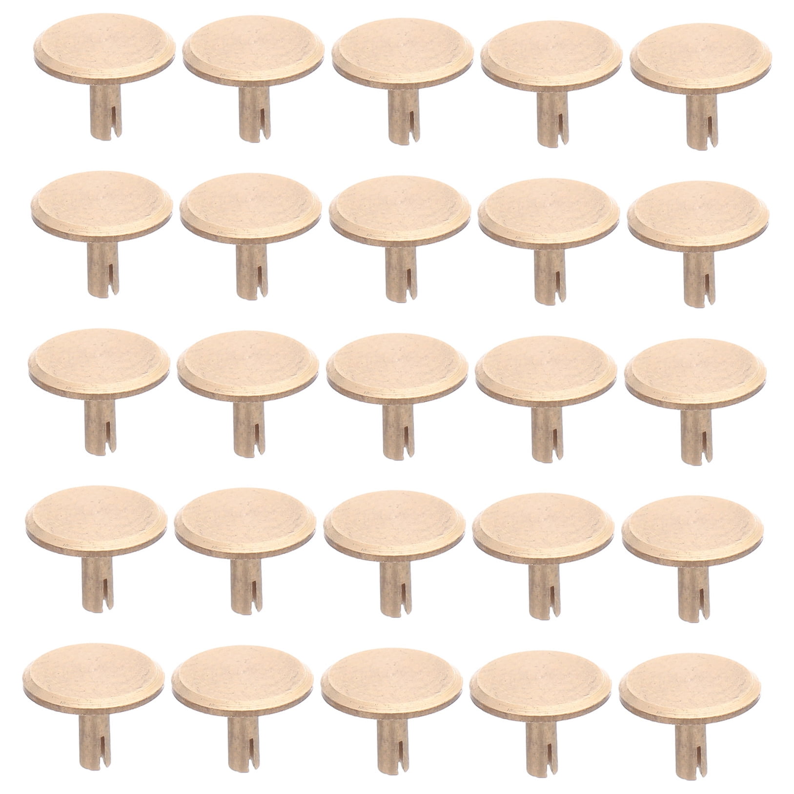 OUNONA 50Pcs Copper Clock Second Hand Caps in Tone, Precise Fit for DIY Wall Clock Repair and Replacement