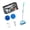 Blue, variant on Automatic Extendable Glass Cleaner Machine Cordless Design Safe For Multi Story Buildings