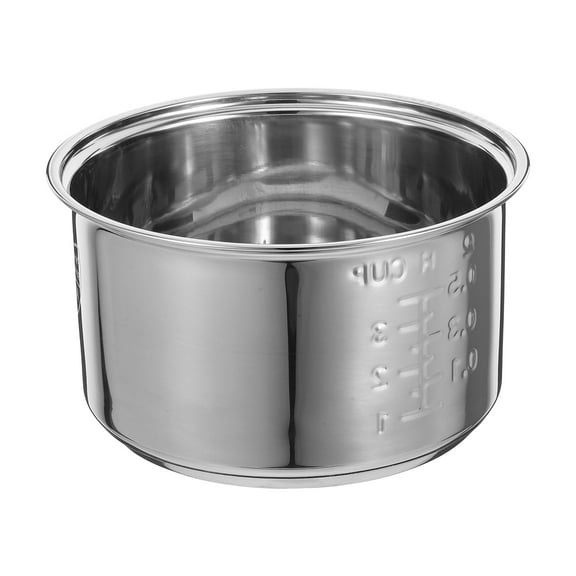 LEORX Universal Stainless Steel Pot Replacement for Household Rice Cooker with Efficient Heat Distribution