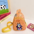 thumbnail image 4 of Bluey Family Bingo backpack Cute Friends children Chest Bag Kindergarten Cartoon Light Crossbody Bag Halloween Christmas gifts, 4 of 4
