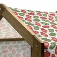 thumbnail image 5 of Christmas Pet House, Xmas Theme Winter Mitten with Snowflakes and Nordic Roses Print, Outdoor & Indoor Portable Dog Kennel with Pillow and Cover, 5 Sizes, Green Red and White, by Ambesonne, 5 of 5