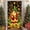 A, variant on Glows Christmas Door Cover Santa And Tree Printed Holiday Decoration Festive Banners For Indoor Outdoor Christmas Party Home Decor Large Size Glowing Print Door Hanging