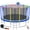 Blue, variant on 16FT Outdoor Trampoline for Kids and Adults with Basketball Hoop, SEGMART Recreational Trampoline with Safety Enclosure Net, Heavy Duty Trampoline with 1320LBS Weight Capacity for Backyard, Patio