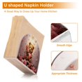 thumbnail image 4 of Bear Roses Flowers Butterflies Napkin Holder for Table Clear Napkin Stand Paper Holder Acrylic Organizer Dispenser Napkins for Dinner Kitchen Restaurant Room, 4 of 8