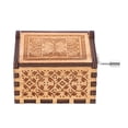 thumbnail image 1 of Caja de música de Madera Sincero con manivela mecánica clásica, 1 of 10