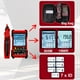 thumbnail image 4 of Probador Portátil Portátil 2in1 Cable de Probador Rojo Multímetro Lcd Pantalla LCD Con Análogos de Fondo Backing Búsqueda Poe Test Cable Emparejamiento Sensibilidad de, 4 of 6