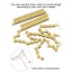 thumbnail image 3 of Soidarity Cadena Universal para bicicleta de montaña para bicicleta plegable con cambio de balsa, 116 eslabones, cadenas brillantes resistentes a la Ciclismo 9 Velocidad Soidarity OD002170-02, 3 of 6