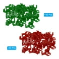 thumbnail image 3 of Uxcell 90 Degree Plant Bender, 100 Pcs Plastic Plant Stem Training Clips, Red, Green, 3 of 5
