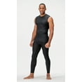 thumbnail image 7 of DEVOPS 3 Pack Men's Athletic Compression Shirts Sleeveless (2X-Large, Black/Black/Black), 7 of 7
