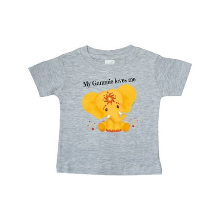 

Inktastic Etana Gammie loves me Gift Baby Boy or Baby Girl T-Shirt