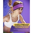 thumbnail image 3 of Lullaband Auriculares para dormir, inalámbricos Bluetooth deportivos con diadema con altavoces estéreo integrados de alta fidelidad, auriculares para dormir para hombres y mujeres, yoga, entrenamiento, 3 of 5