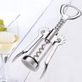 thumbnail image 5 of Lever Corkscrew With Bottle Opener And Spiral With Core, Steel, Chrome-Plated, 5 of 5
