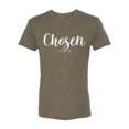 thumbnail image 2 of Wild Bobby Chosen 1 Peter 2:9 Inspirational/Christian Men Premium Tri Blend Tee, Military Green, X-Large, 2 of 5