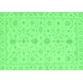 thumbnail image 1 of Ahgly Company Indoor Rectangle Oriental Emerald Green Traditional Area Rugs, 5' x 7', 1 of 4