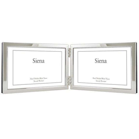Siena Plain Frame Silver 4x6 Db Horz.