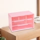 thumbnail image 5 of Organizador de joyero para mujeres y niñas, transparente, organizador de mesa - Rosa, 5 of 6