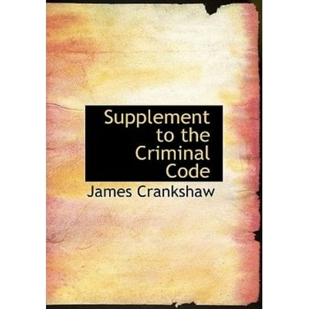 Supplement to the Criminal Code