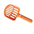 thumbnail image 4 of 2 Cucharas Para Arena De Gatos Con Mango Largo, De Malla Para Arena De Gatos, Cuchara Para Heces De Color Naranja, 4 of 8