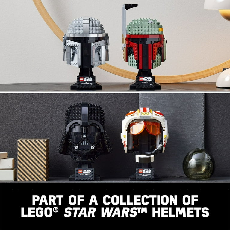 LEGO Star Wars Darth Vader Helmet Building Set Mask Model Kit for Adults to Build and Display Collectible Star Wars Home Decor Gift Idea for