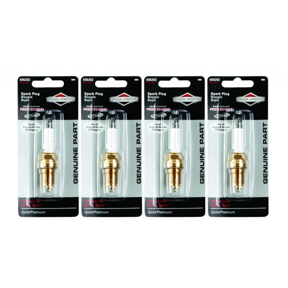 Briggs and Stratton 4PK Spark Plug Platinum For Engines 496202 5066K - 5066B-4PK