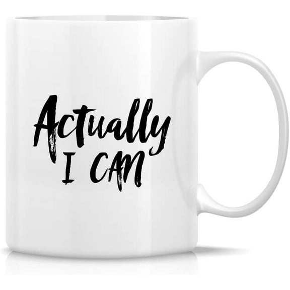Funny Mug - Actually I Can Graduation 11 Oz Ceramic Coffee Mugs - Funny, Sarcasm, Sarcastic, Motivational, Inspirational birthday gifts for friends, coworkers, sister brother son daughter