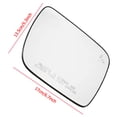 thumbnail image 4 of 1 Pair Car Heated Rearview Side Mirror Glass Lens for Ford Explorer 2011 2012 2013 2014 2015 2016 2017 2018 2019, 4 of 6