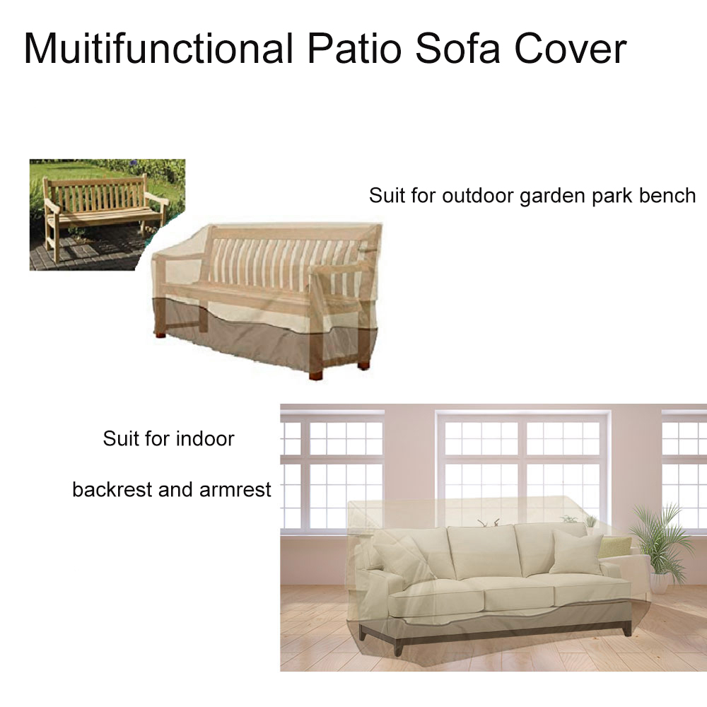 Tophomer Outdoor Patio Furniture Covers, Deep Lounge Seat Sofa Protection 210D Waterproof - image 4 of 7