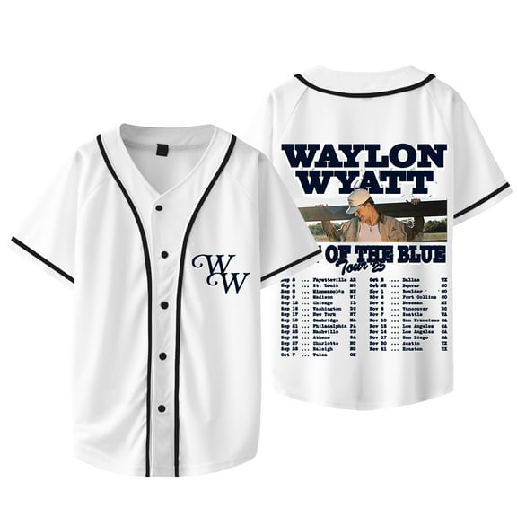 Waylon Wyatt Out Of The Blue Tour Baseball Jacket Tee Unisex V-neck Short Sleeve Tshirts