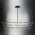 thumbnail image 5 of Luxury Modern Chandelier, Matte Black, UQL4500, 5 of 5