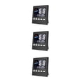 thumbnail image 4 of Advancent LCD Desktop Alarm Clock Electronic Digital Operated Calendar Home Battery Humidity Display Temperature Weather Type1 NO1 Advancent CBP061539, 4 of 6