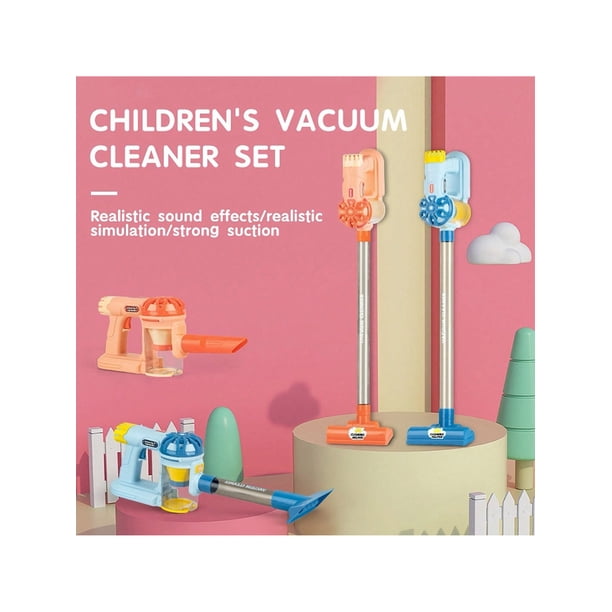 Simulation Electric Vacuum Cleaner Cleaning Toys For Fun, Interactive Play House Series, Game Room Simulation Cleaning Toys Combination Sweep Mop Vacu