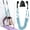 blue, variant on Yoga Stretching Strap, Aerial Yoga Strap, Adjustable Fitness Strap Band for Waist Trainer Leg Stretching, Anti-gravity Inversion Exercise Door Flexibility Tensile Trainer for Pilates Dance