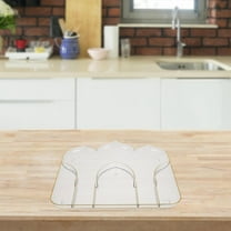 GOOHOCHY Elegant Clear Plastic Plates with Gold Trim for Party Versatile Decorative Dinner Plates Multi 7 Inch