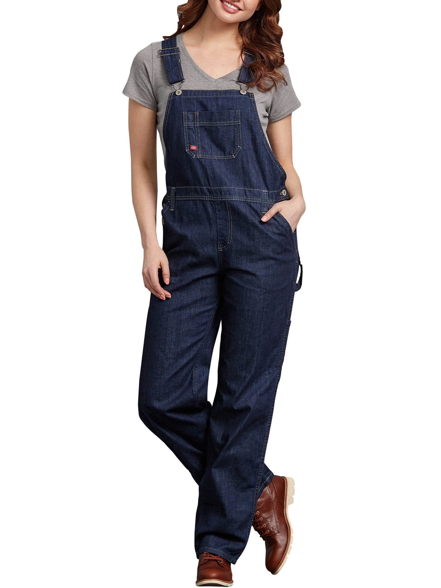 vision denim bib & brace trousers