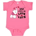 thumbnail image 3 of Inktastic Mimi Loves Me Lots and Lots- Cute Elephant Boys or Girls Baby Bodysuit, 3 of 5
