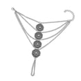 thumbnail image 1 of Pulsera de dedo retro Yuyangstore 2x Cadena de Brazalete Joyería Eslabón Esclavo, 1 of 8