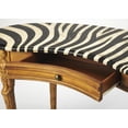 thumbnail image 2 of Butler Specialty Heritage Zebra Stripe Top Writing Desk In Light Wood, 2 of 6