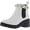 White, variant on Womens Amulet Leather Block Heel Chelsea Boots