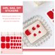 thumbnail image 4 of 12 sábanas pegatinas para uñas de los pies decoraciones exquisitas calcomanías de uñas cubiertas de uñas del dedo del pie, 4 of 5