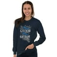 thumbnail image 3 of Soul Savior Jesus Christ Christian Women's Long Sleeve T Shirt Brisco Brands S, 3 of 6