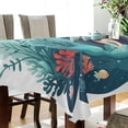 thumbnail image 3 of YAZAOO Square Tablecloth Cute Cartoon Mermaid Pattern Tableclothes, 3 of 9