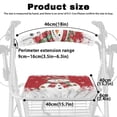 thumbnail image 6 of HELLHERO Snowman Back Rest Covers Seat and Backrest Covers & Non-Slip Fit Easy Install Improved Comfort for Seniors, 6 of 7