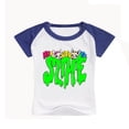 thumbnail image 1 of Camisetas de manga corta, ropa de verano para niños, camiseta de dibujos animados para niños, Top de manga corta, ropa de algodón para niñas, atuendo para niños de 2 a 12 años, blanco, Red3T Gao Jinjia LED, 1 of 2