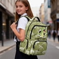 thumbnail image 3 of KUIFORTI Dinosaur Green Kids Bookbag with Multiple Organizer Pockets Student School Bag Versatile 17 Inch Boys Backpack Suitable for Elementary Middle School, 3 of 7