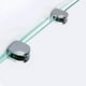 thumbnail image 5 of Abrazaderas de vidrio de 6 piezas, abrazaderas de vidrio para espejo, abrazadera de vidrio ajustable para montaje en pared, sujetadores de clip para espejo de baño de aleación de zinc, 19 * 20 * 16 mm, 5 of 5