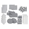 thumbnail image 1 of Set de paños de cocina y paños de cocina Lane Linen, 20 unidades, color gris, 1 of 9