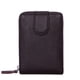 thumbnail image 1 of Guardurnaity Cartera de órgano de cuero para hombre y mujer, bloqueo de identificación, tarjeta de crédito, RFID, bloqueo de identificación, Envolturas para manijas de equipaje café, 1 of 6
