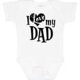 thumbnail image 3 of Inktastic I Love My Dad Boys or Girls Baby Bodysuit, 3 of 5